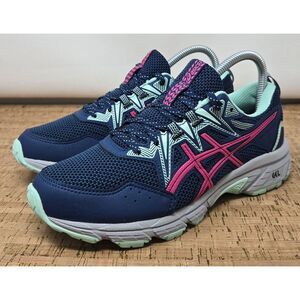Asics Women's Athletic Shoes - Navy and Pink